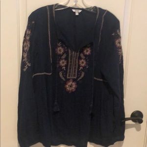 Peasant style top